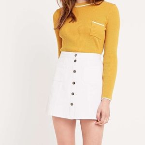 Cooperative by Urban Outfitters A-Line Denim Skirt